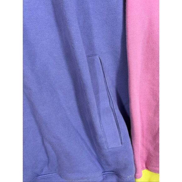 Teddy Fresh color-block pullover hoodie size L unisex - Picture 5 of 7